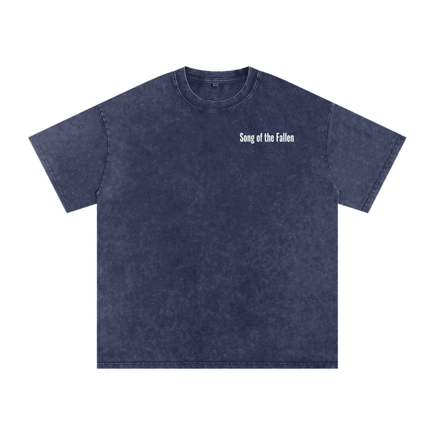 Song of the Fallen Snow Washed Oversized Cotton T-Shirt