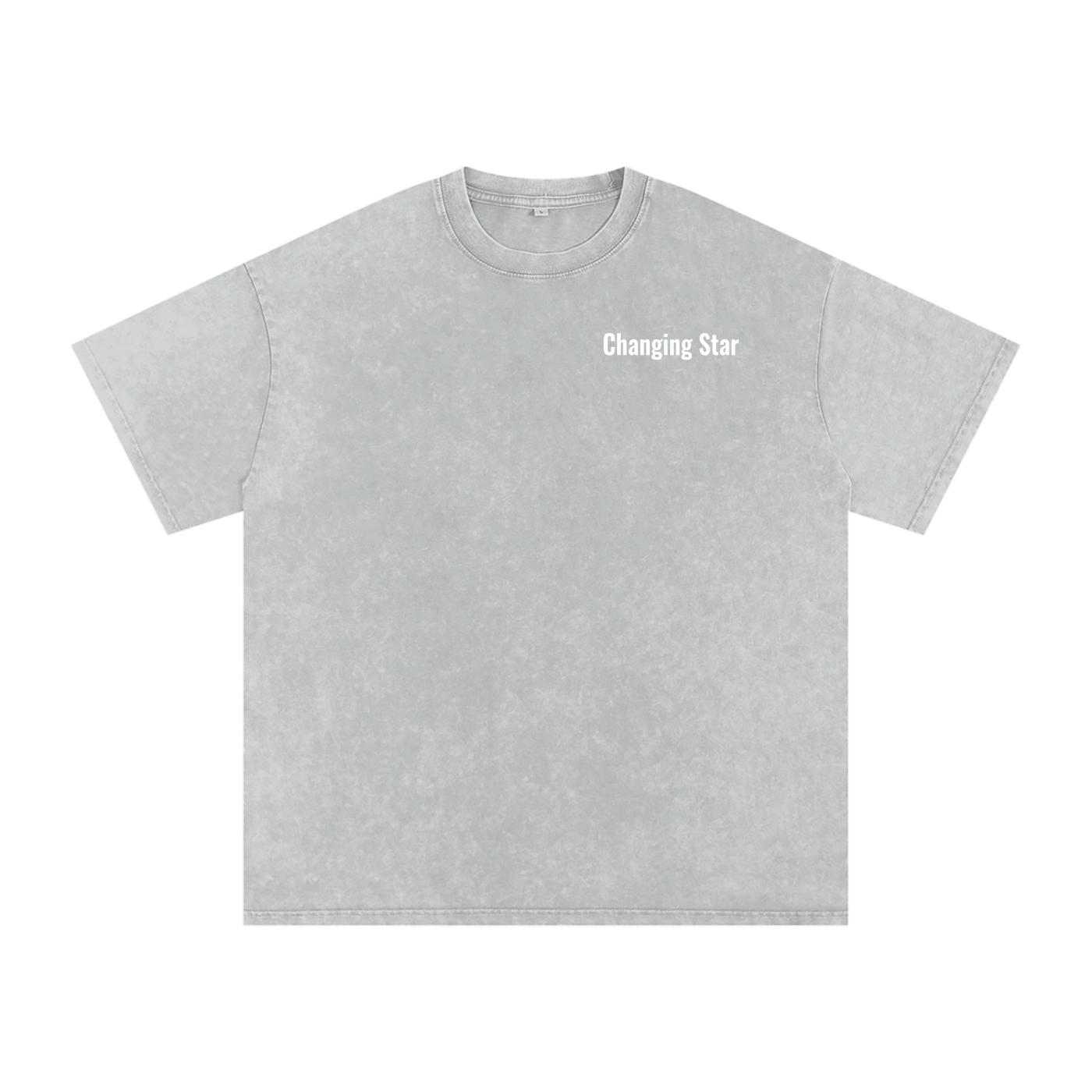 Changing Star Snow Washed Oversized Cotton T-Shirt