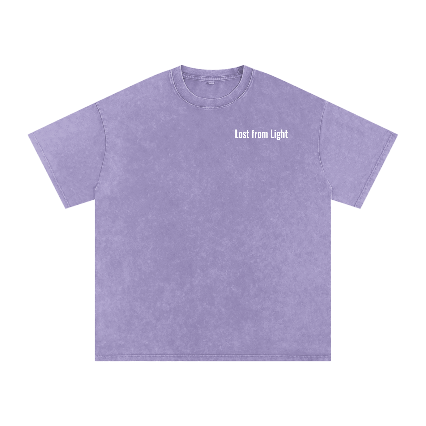 Lost from Light Snow Washed Oversized Cotton T-Shirt