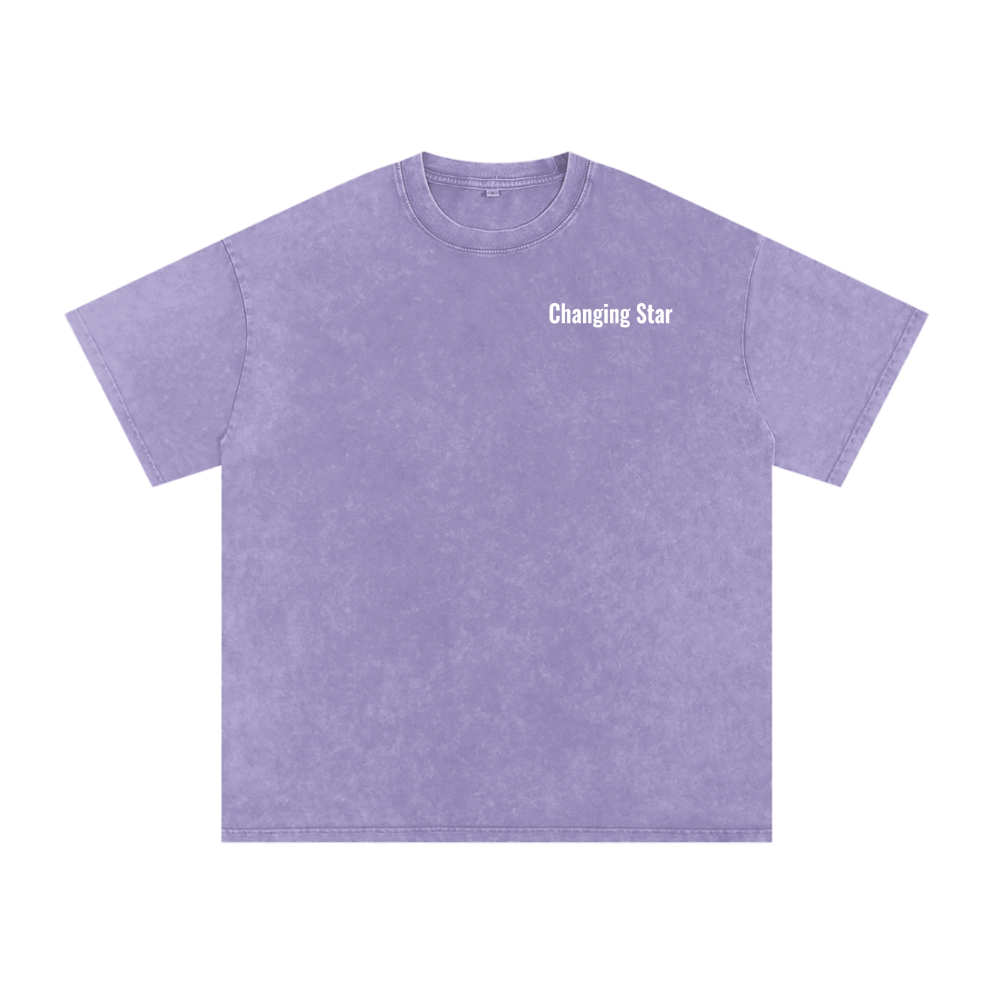 Changing Star Snow Washed Oversized Cotton T-Shirt