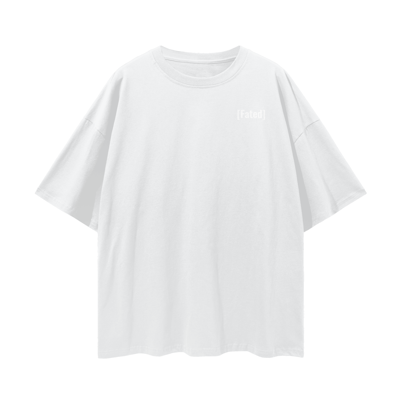 [Fated] Streetwear Loose Drop Shoulder T-Shirt