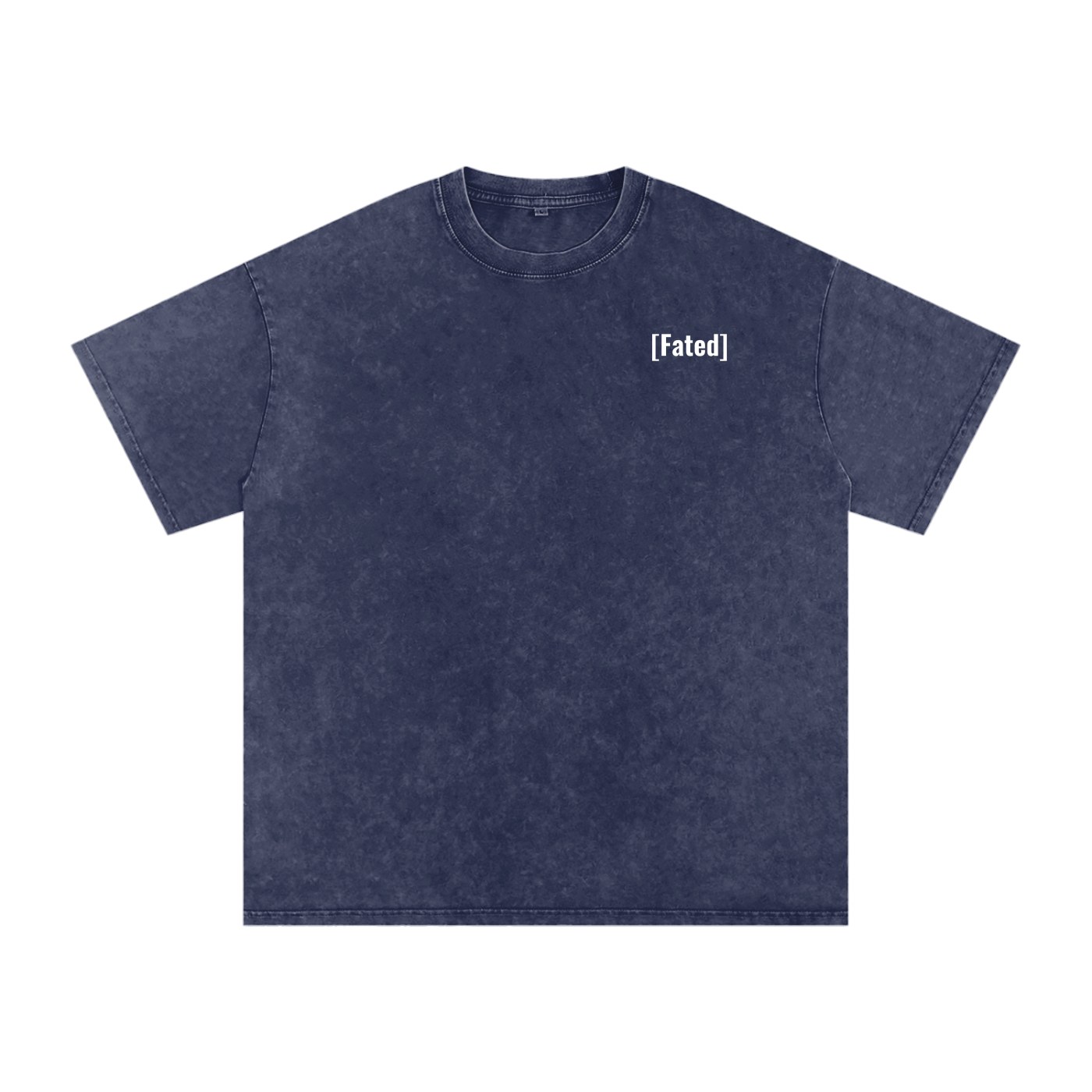 [Fated] Snow Washed Oversized Cotton T-Shirt