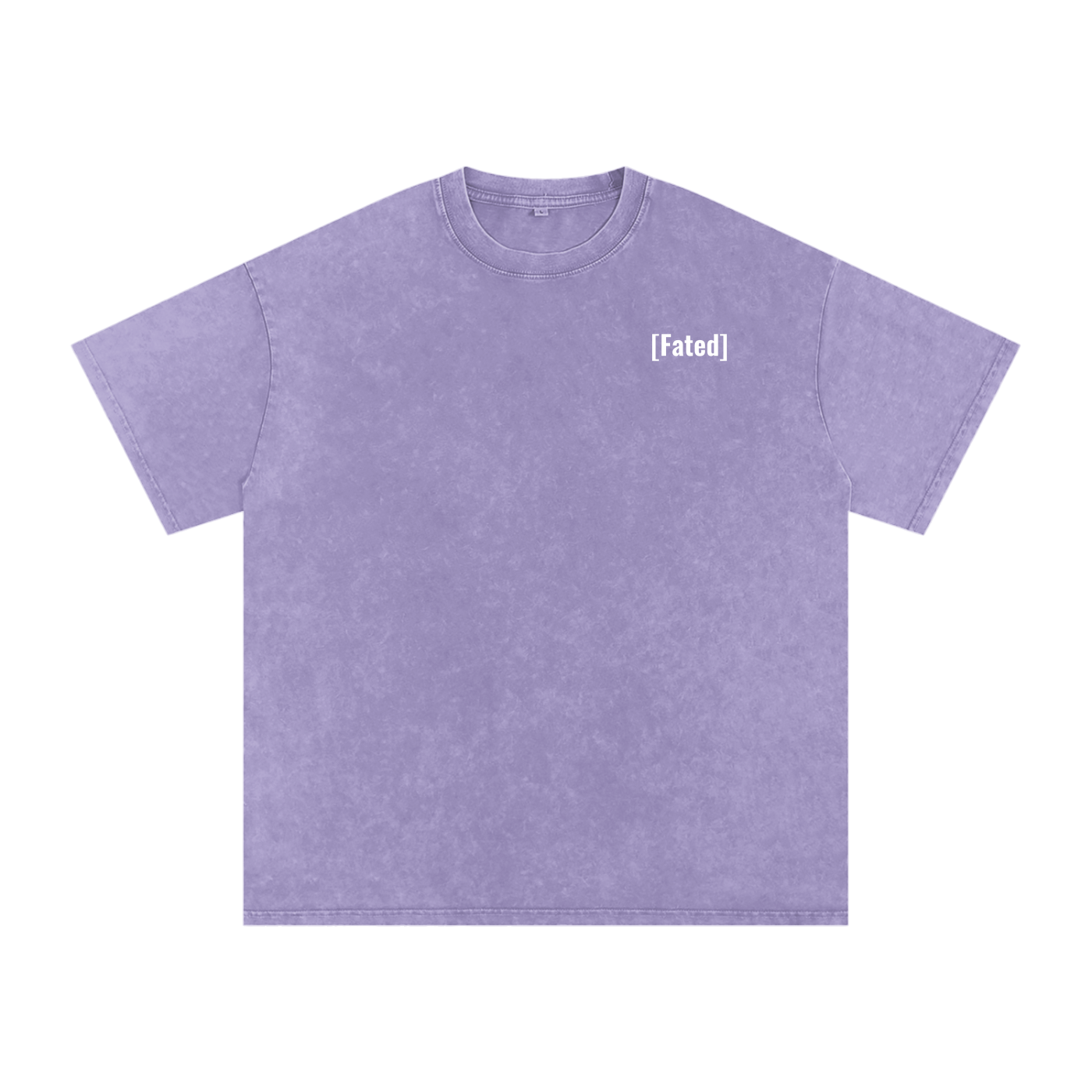 [Fated] Snow Washed Oversized Cotton T-Shirt