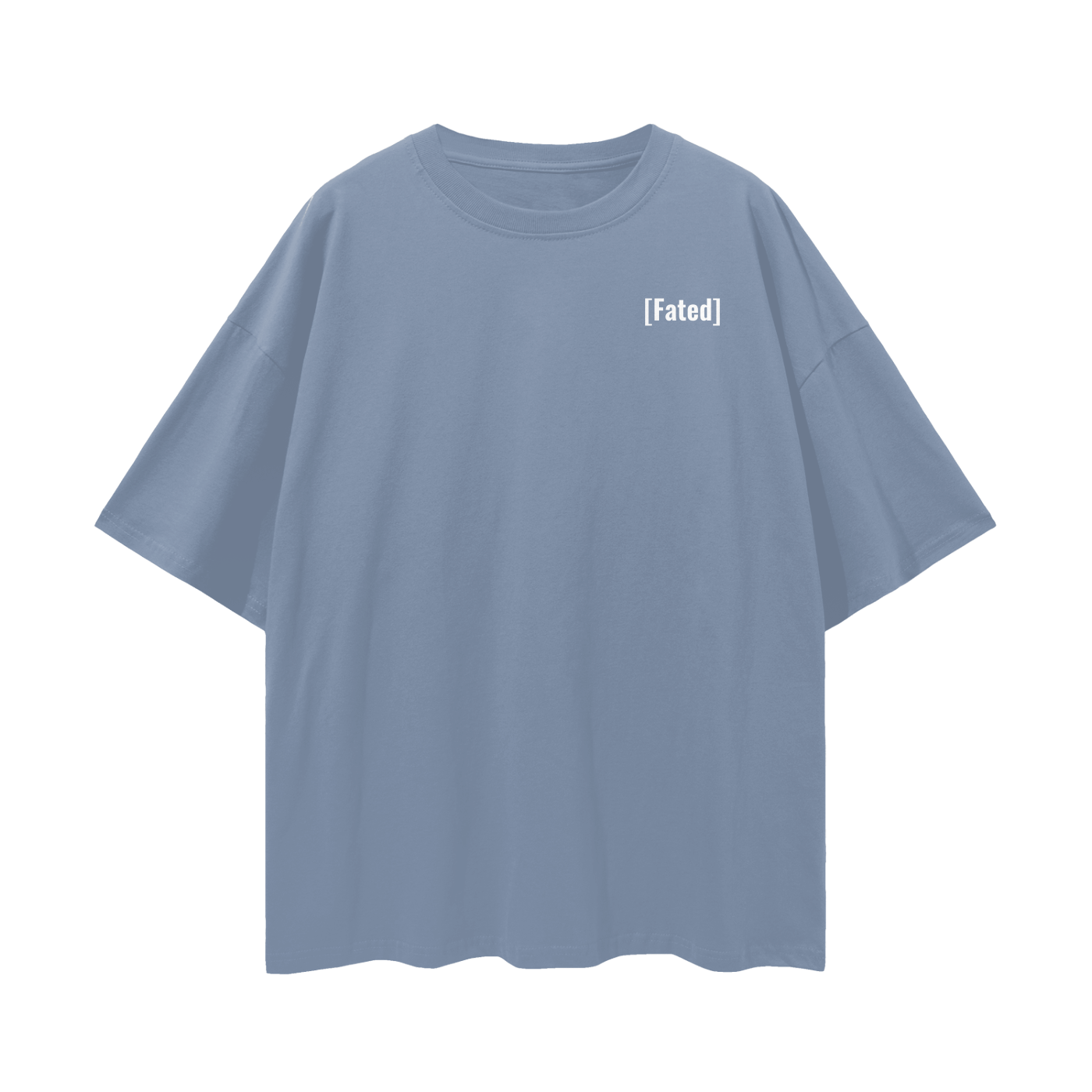[Fated] Streetwear Loose Drop Shoulder T-Shirt